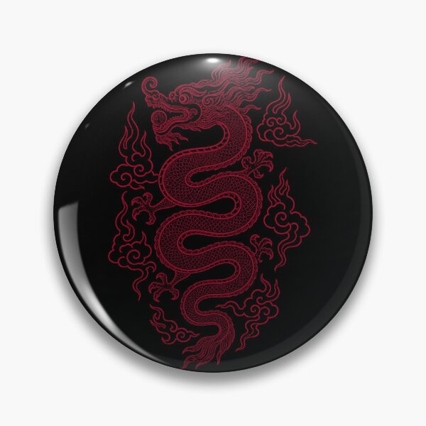 Item preview, Crimson Vietnamese Dragon - Traditional Red Dragon designed and sold by Rising Drake.