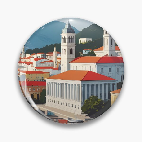 Item preview, Podgorica Montenegro Vintage Travel Tourism designed and sold by TravelersGems.