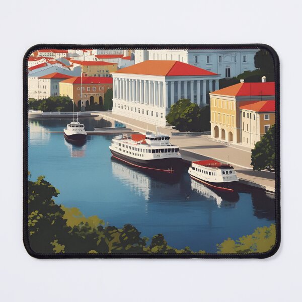 Item preview, Podgorica Montenegro Vintage Travel Tourism designed and sold by TravelersGems.