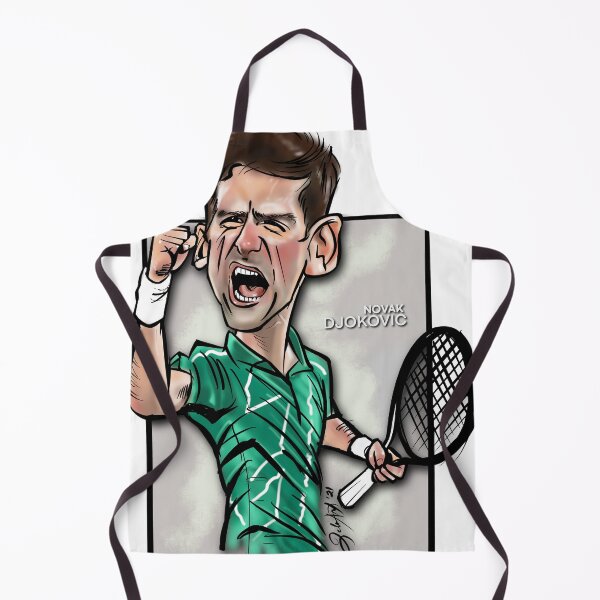 Item preview, Novak Djokovic inspired Caricature Drawing -Tennis FanArt designed and sold by JeloArt.