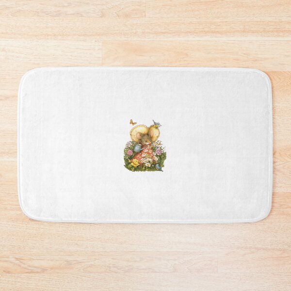Item preview, Cute Mouse Gardener in Flower Garden - Vintage Cottagecore Watercolor designed and sold by Brandady.