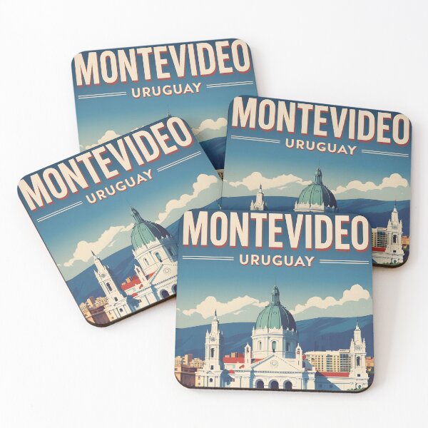 Item preview, Montevideo Uruguay Vintage Travel Tourism designed and sold by TravelersGems.