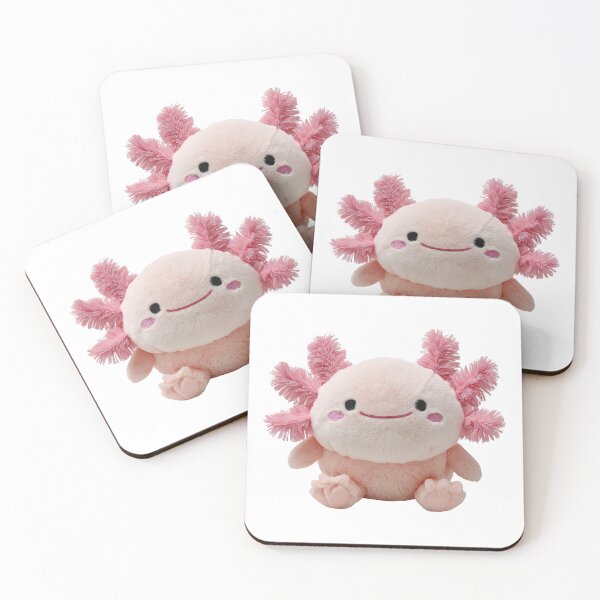 Item preview, Cute Pink Axolotl Plush Kawaii designed and sold by jianina-alondra.