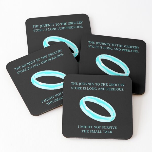 Item preview, Journey To Grocery Store Perilous Small Talk Funny LOTR Parody designed and sold by Mircea786.
