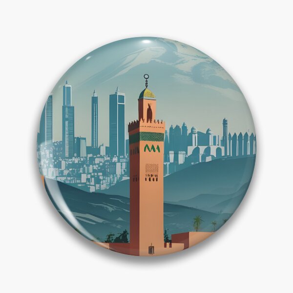 Item preview, Rabat Morocco Vintage Travel Tourism designed and sold by TravelersGems.