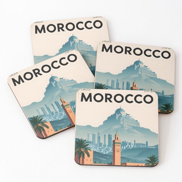 Item preview, Rabat Morocco Vintage Travel Tourism designed and sold by TravelersGems.