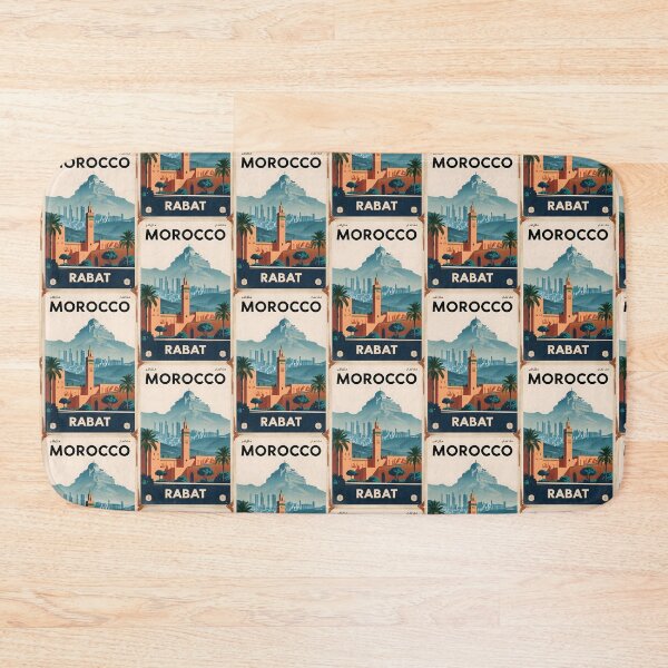 Item preview, Rabat Morocco Vintage Travel Tourism designed and sold by TravelersGems.