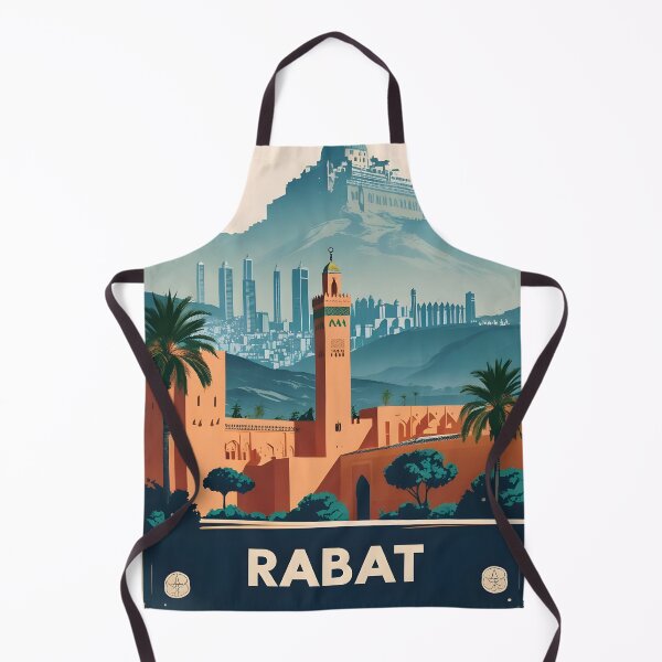 Item preview, Rabat Morocco Vintage Travel Tourism designed and sold by TravelersGems.