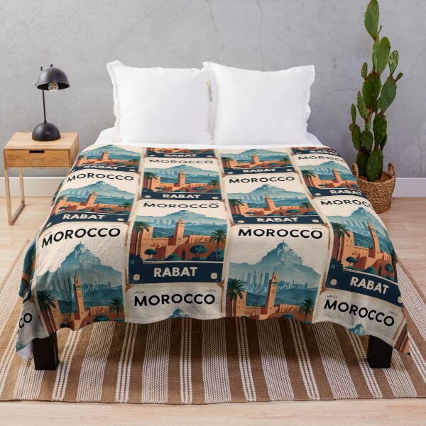 Item preview, Rabat Morocco Vintage Travel Tourism designed and sold by TravelersGems.