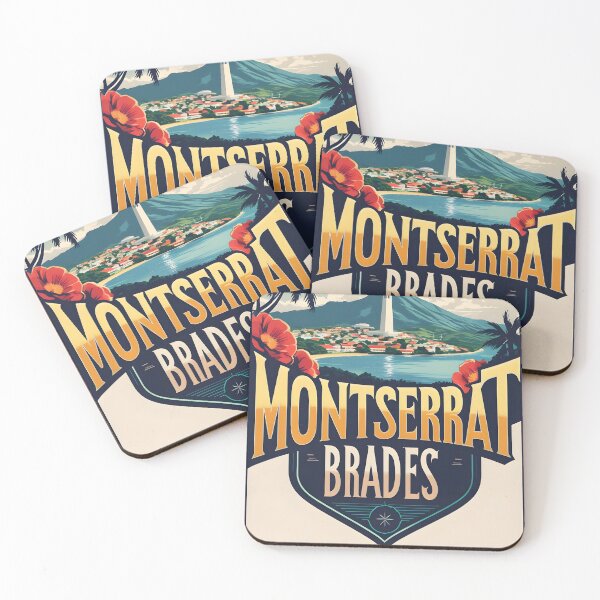 Item preview, Brades Montserrat Vintage Travel Tourism designed and sold by TravelersGems.
