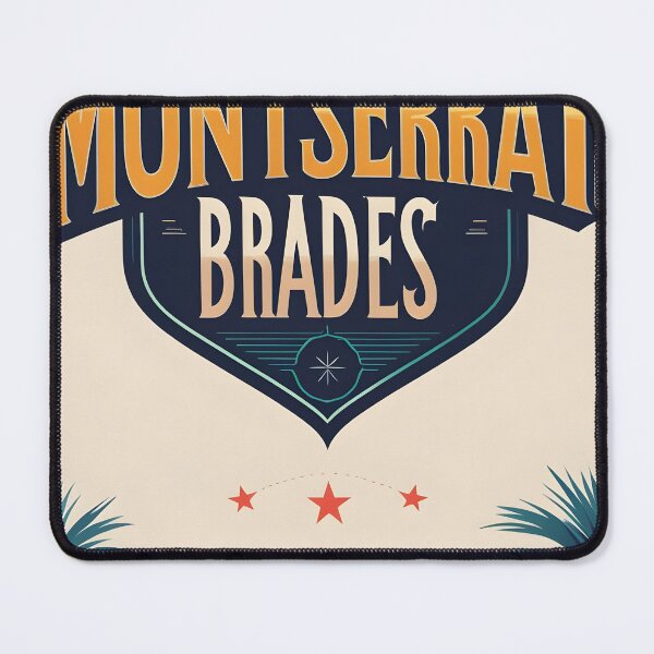 Item preview, Brades Montserrat Vintage Travel Tourism designed and sold by TravelersGems.