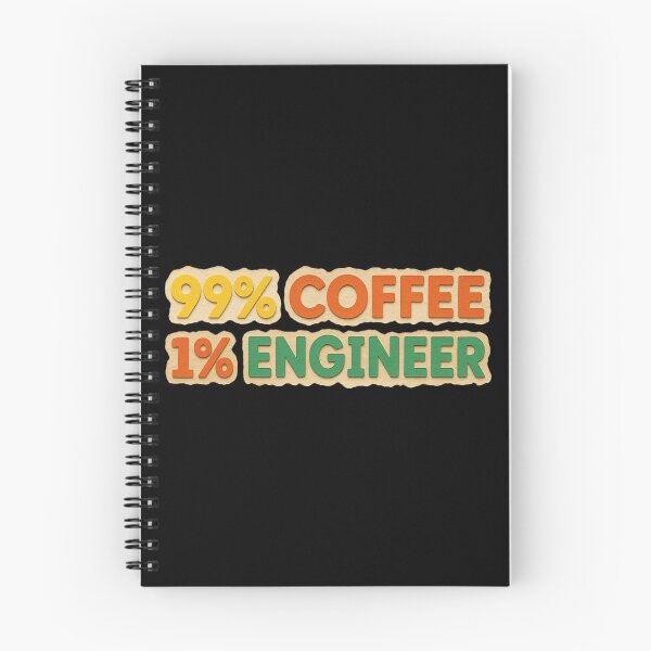 Item preview, 99 Percent Coffee 1 Percent Engineer Funny Job Quote designed and sold by RDproject.