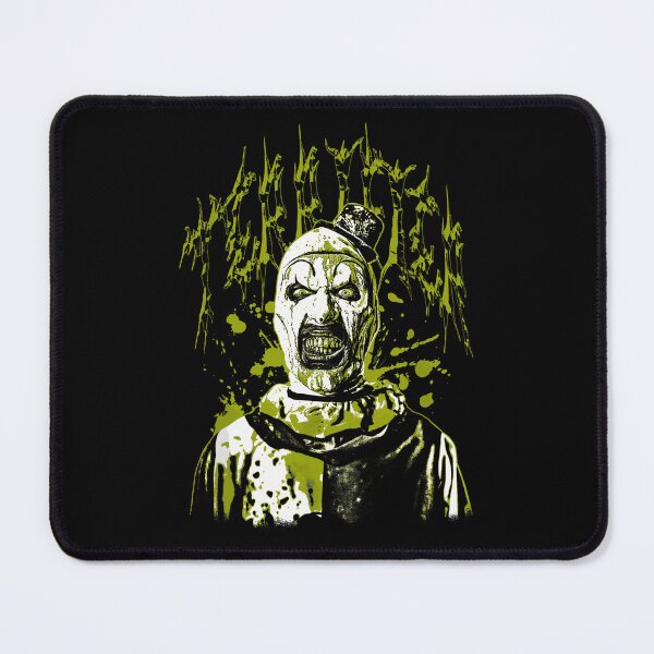 Item preview, Spooky Slasher Green Splatter Creepy Mime Jester Portrait designed and sold by MaceonPi.