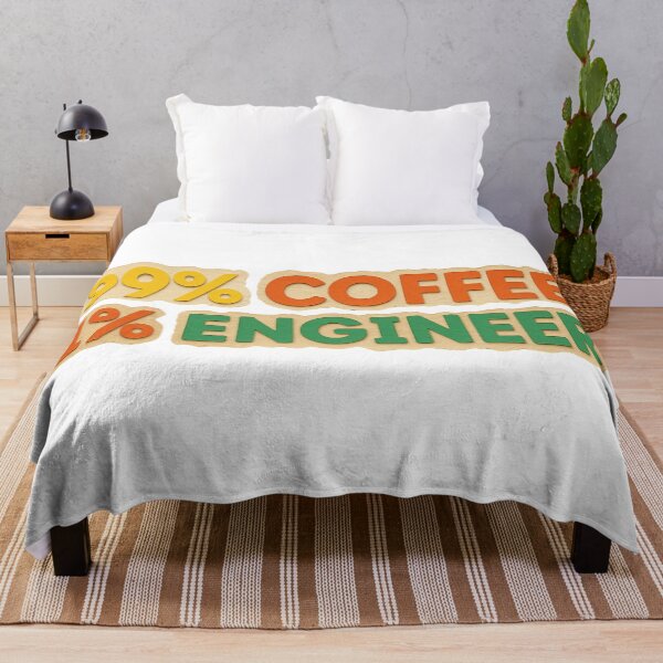 Item preview, 99 Percent Coffee 1 Percent Engineer Funny Job Quote designed and sold by RDproject.