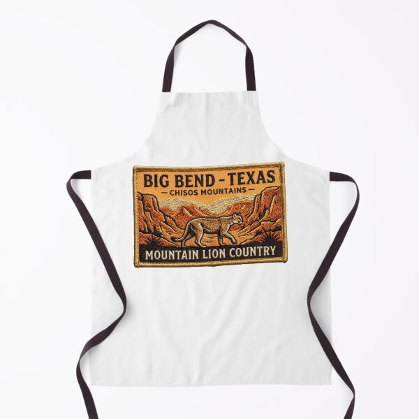 Item preview, Big Bend National Park Texas Chisos Mountains Cougar Patch designed and sold by LittleArij.