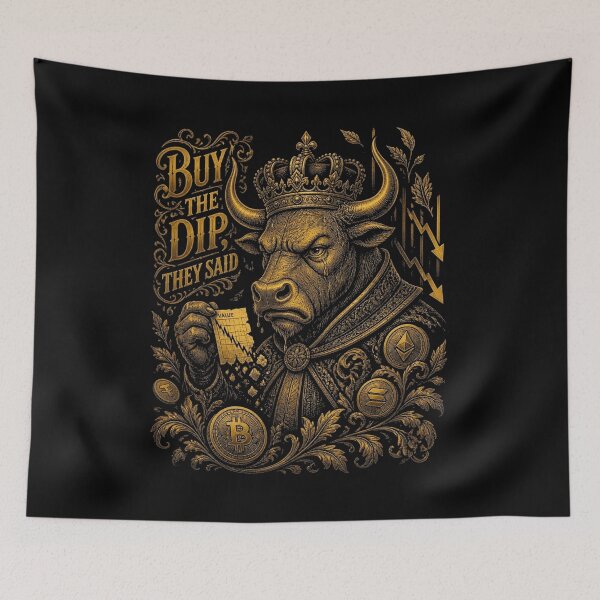 Item preview, Buy The Dip They Said Crypto Bull designed and sold by macadolie.