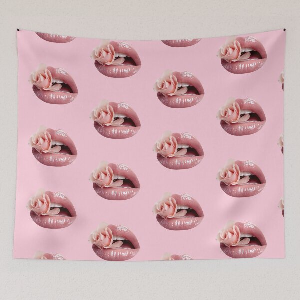 Item preview, Pink Lips Rose Coquette Aesthetic designed and sold by jianina-alondra.