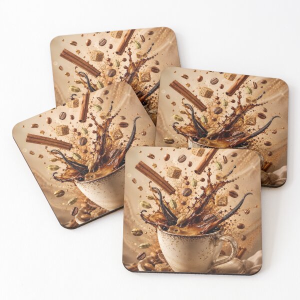 Item preview, A cup of coffee with spices designed and sold by DoveArtDesigns.