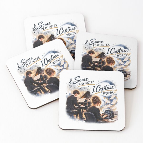 Item preview, Some Play Notes I Capture Words – Stenographer Court Reporter Gift designed and sold by amndro.