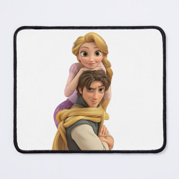 Item preview, Rapunzel and Flynn Rider Tangled Couple Long Hair 3D Character Design designed and sold by 4U---Store.