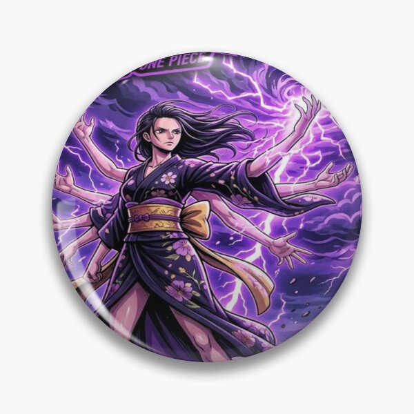 Item preview, Nico Robin Purple Thunder Anime Vector Illustration designed and sold by Francisbb.