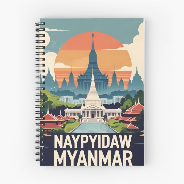 Item preview, Naypyidaw Myanmar Vintage Travel Tourism designed and sold by TravelersGems.