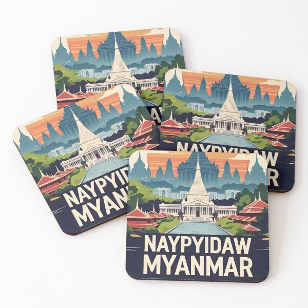 Item preview, Naypyidaw Myanmar Vintage Travel Tourism designed and sold by TravelersGems.