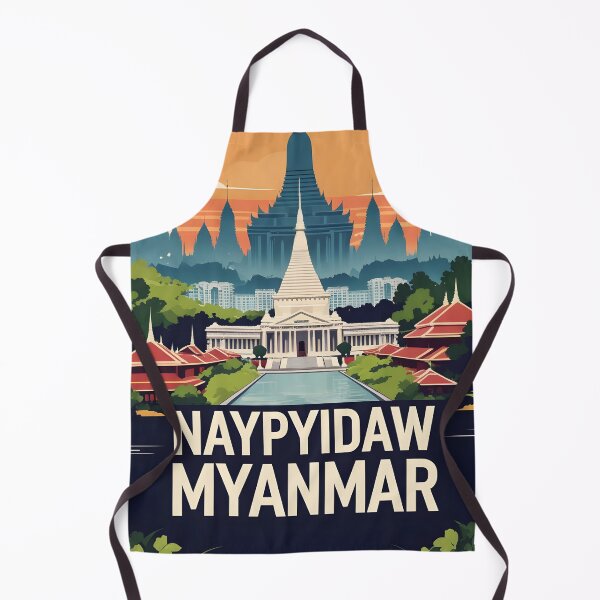 Item preview, Naypyidaw Myanmar Vintage Travel Tourism designed and sold by TravelersGems.