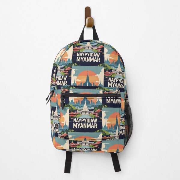 Item preview, Naypyidaw Myanmar Vintage Travel Tourism designed and sold by TravelersGems.