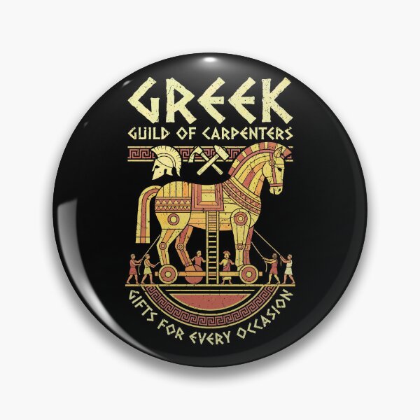Item preview, Archaeology Trojan Horse Greek Carpenters Guild Mythology designed and sold by GrandeDuc.