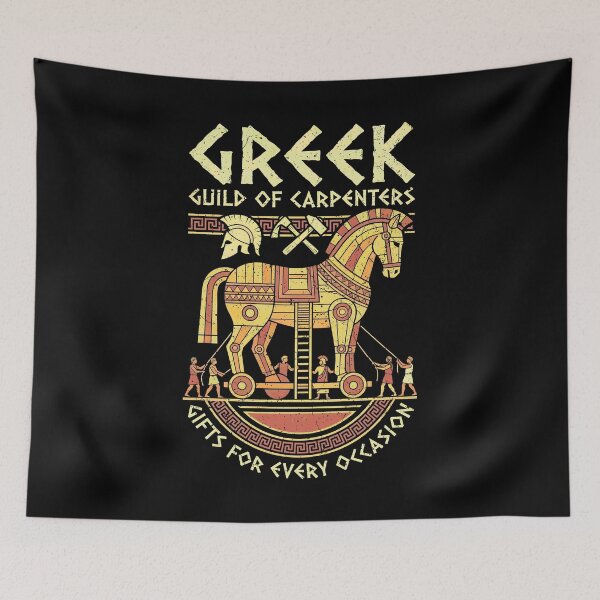 Item preview, Archaeology Trojan Horse Greek Carpenters Guild Mythology designed and sold by GrandeDuc.