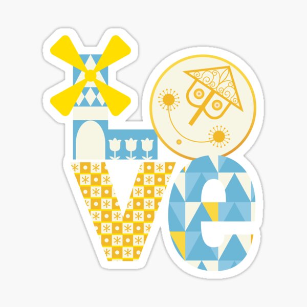 It's a World of LOVE Sticker