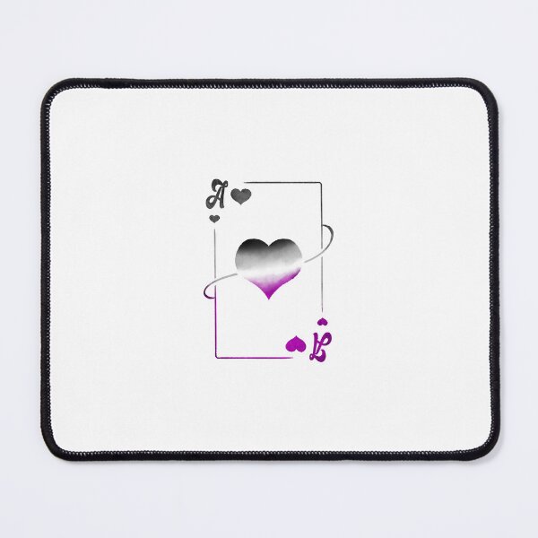 Item preview, Ace of Hearts Asexual Pride designed and sold by Cap'n Moony Art.