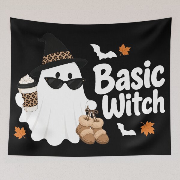 Item preview, Basic Witch Ghost Shirt | Glam Halloween Design designed and sold by MOCH- ART.