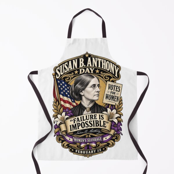 Item preview, Susan B. Anthony Day Failure Is Impossible Vintage Women's Suffrage Retro T-Shirt designed and sold by Cellara91.