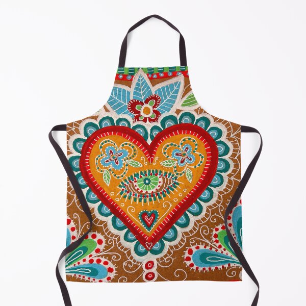 Item preview, Mexican Corazón Folk Art Heart designed and sold by Fani*.