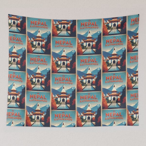Item preview, Kathmandu Nepal Vintage Travel Tourism designed and sold by TravelersGems.