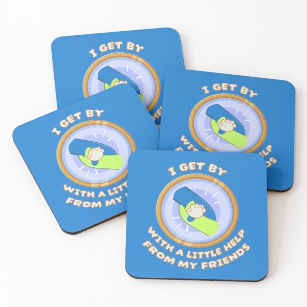 Item preview, Peak - Help From My Friends Badge designed and sold by Melonpie.