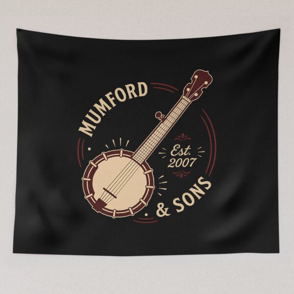 Item preview, Mumford and Sons Faded Red Banjo Artwork designed and sold by GPalumboArt.