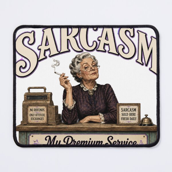 Item preview, Sarcasm My Premium Service Funny Sarcastic Customer Service designed and sold by OuterFuselage.