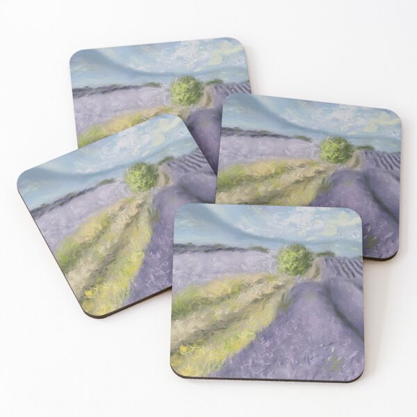 Item preview, Lavender Fields Painting designed and sold by Jennifer Margrave-Garcia.