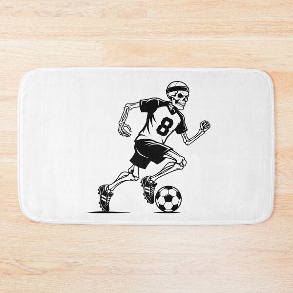 Item preview, Skeleton Soccer Player Number 8 Vintage Football Gift Classic T-Shirt designed and sold by KTD28_SHOP.