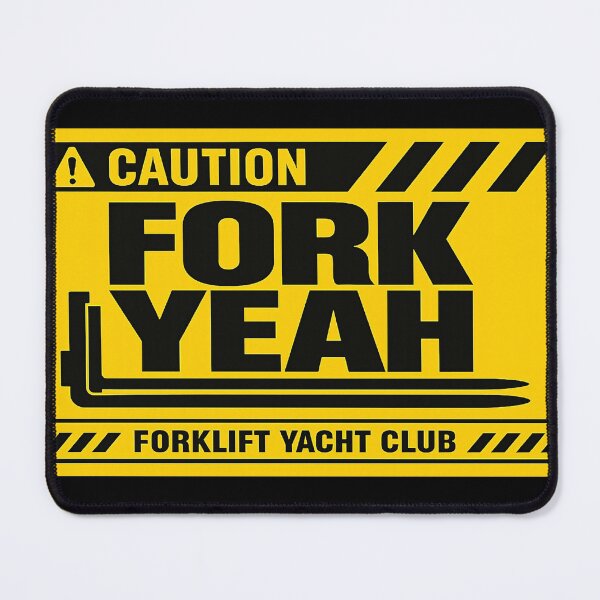 Item preview, Caution Fork Yeah – Forklift Yacht Club Industrial Crew Design designed and sold by ForkliftYachtClub.
