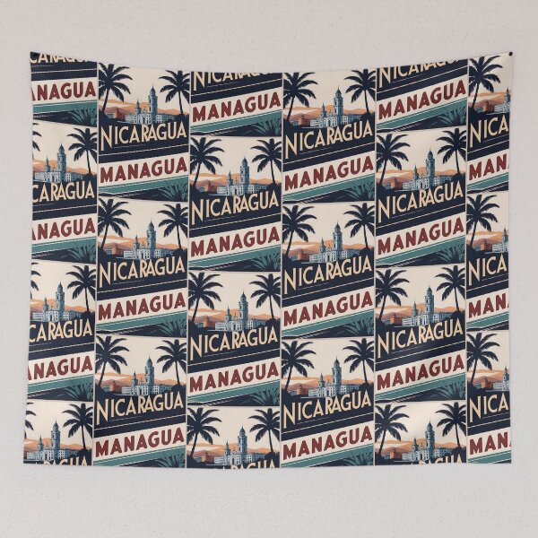 Item preview, Managua Nicaragua Vintage Travel Tourism designed and sold by TravelersGems.
