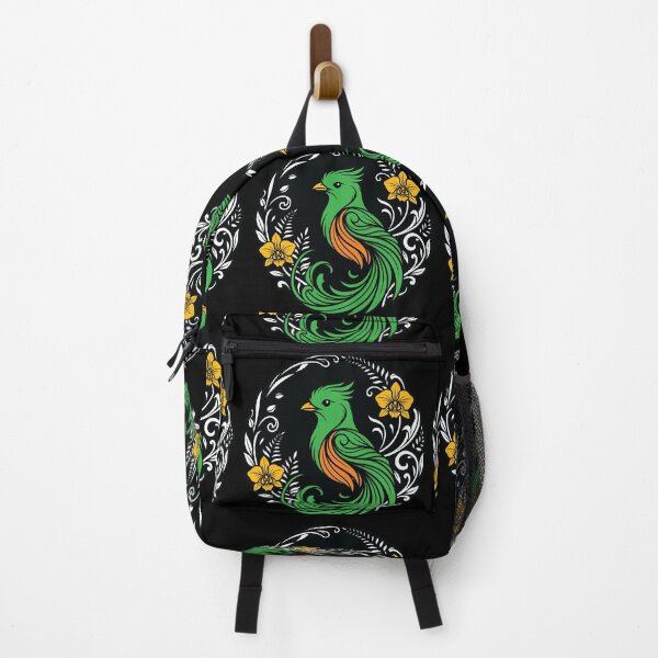 Item preview, Majestic Quetzal Floral Wreath Vector Graphic Art designed and sold by ZUMERI.