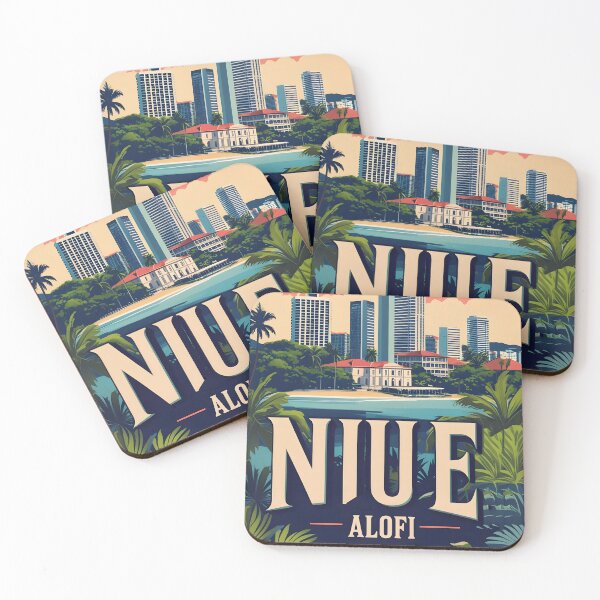 Item preview, Alofi Niue Vintage Travel Tourism designed and sold by TravelersGems.