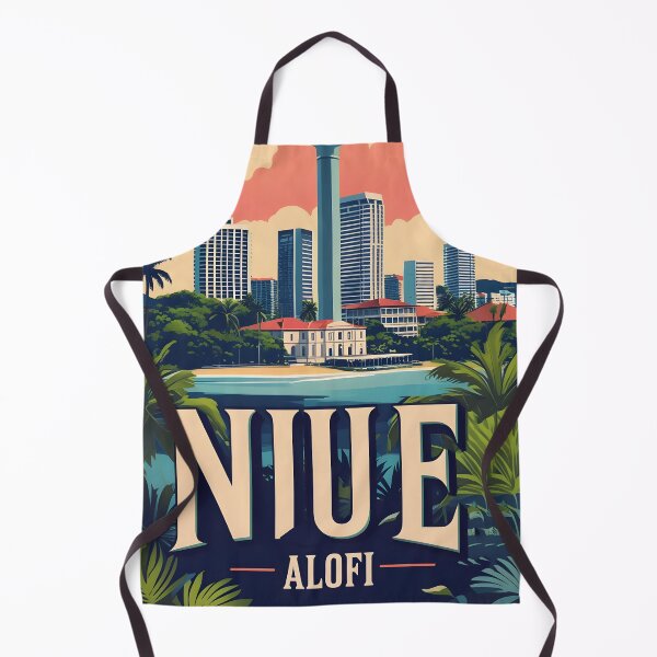Item preview, Alofi Niue Vintage Travel Tourism designed and sold by TravelersGems.