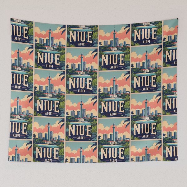 Item preview, Alofi Niue Vintage Travel Tourism designed and sold by TravelersGems.