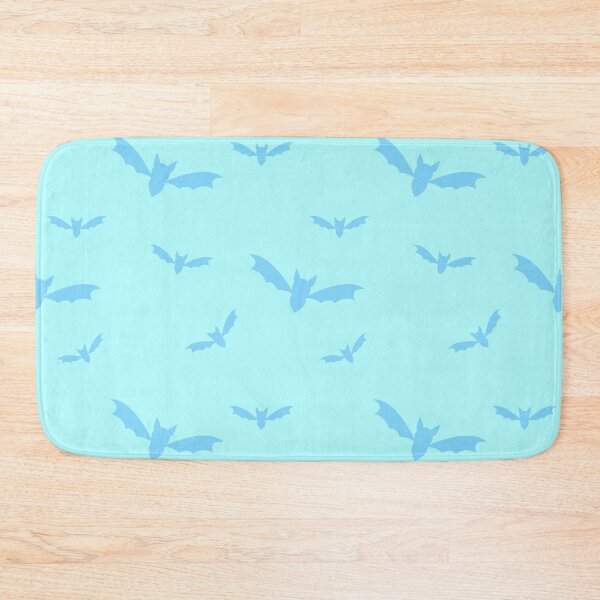 Item preview, Cute Blue Bat Seamless Halloween Pattern designed and sold by MathuraPresent.