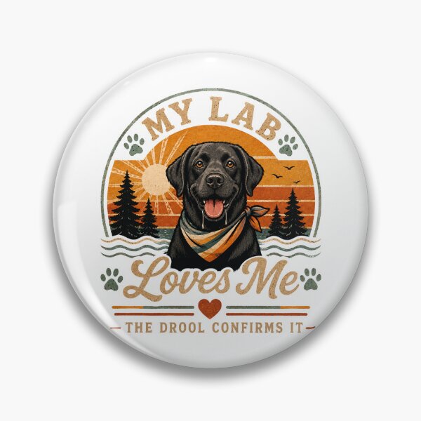 Item preview, Labrador Retriever Dog Lover Tee, Funny Lab Mom Dad Gift, Vintage Dog Graphic T-Shirt designed and sold by Retroteez.